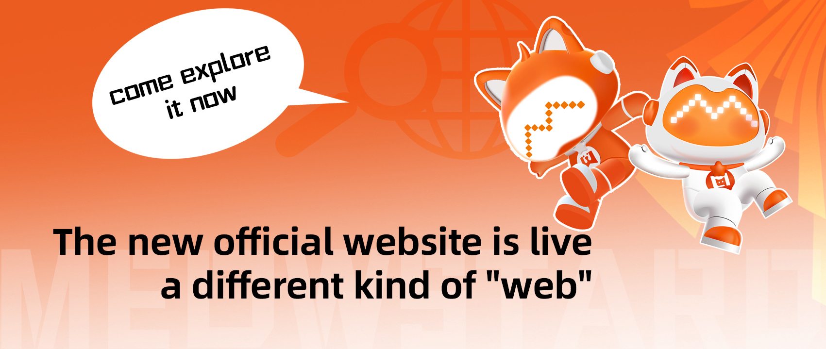 The new official website is live, a different kind of "web"—come explore it now